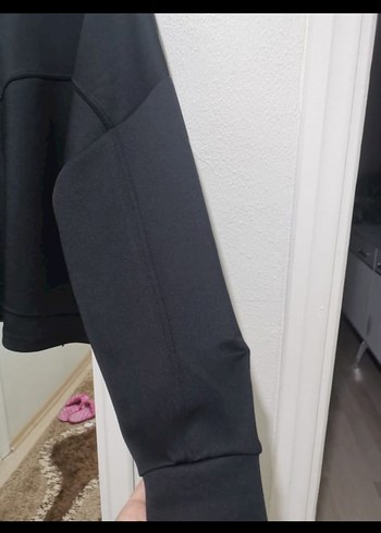 xl Beden Siyah Oversize Kadın Sweatshirt