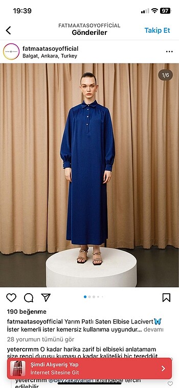 Fatma atasoy elbise