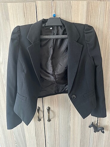 Siyah blazer ceket