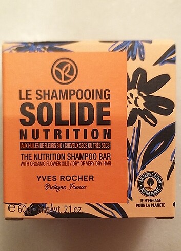 Yves rocher le shampooing solide nutrition katı şampuan
