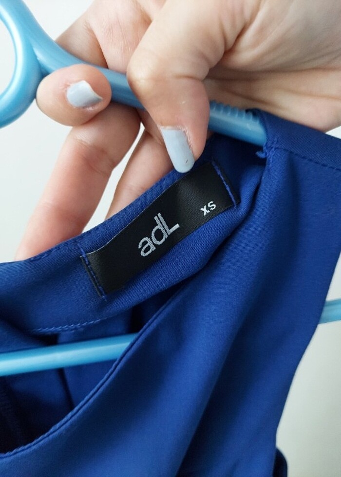 Adil ışık saks mavisi elbise xs beden bir kere giyildi - Görsel 2