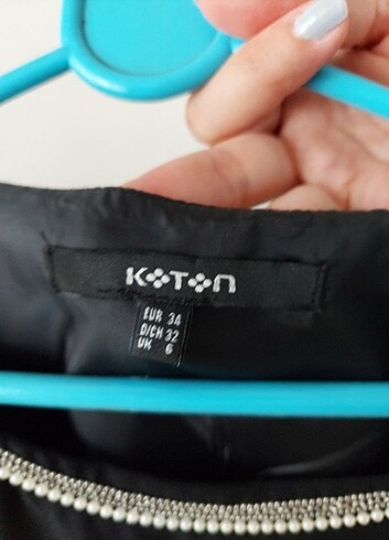 Koton gece elbisesi 34 beden siyah abiye bir kere giyildi - Görsel 3