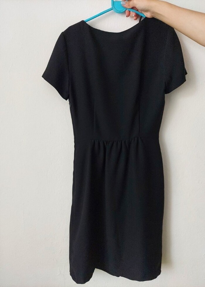 Koton gece elbisesi 34 beden siyah abiye bir kere giyildi - Görsel 2