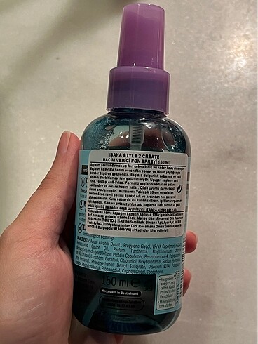 Isana fön spreyi - Görsel 2