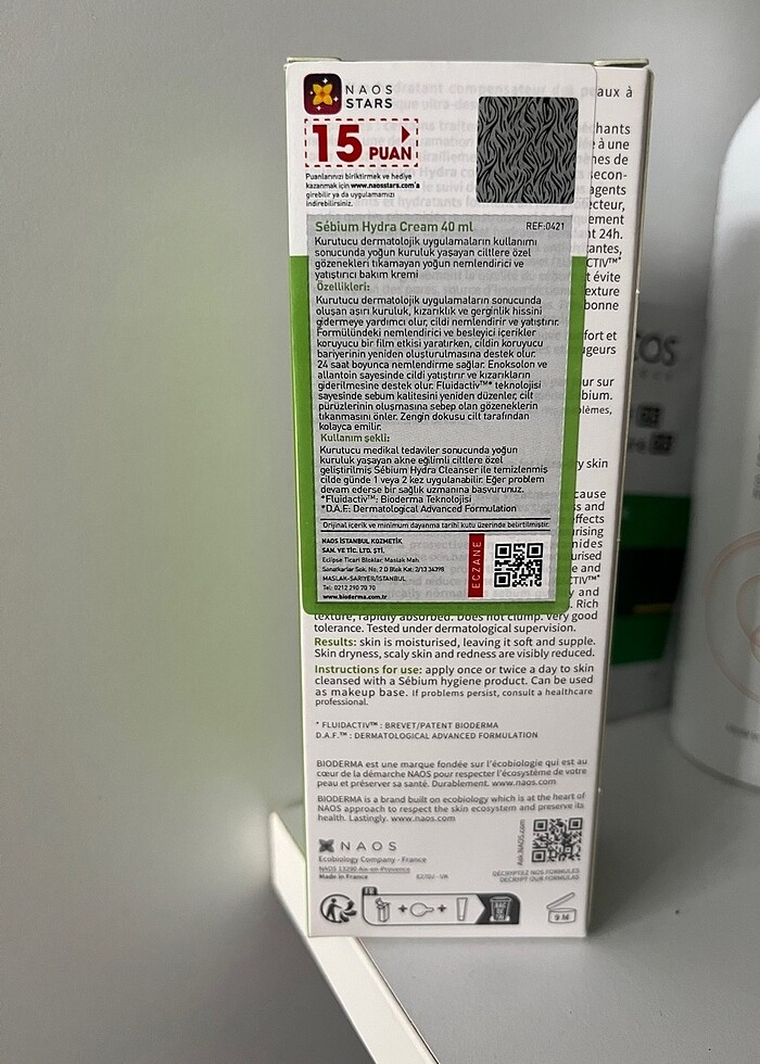 Bioderma sebium hydra nemlendirici krem - Görsel 3