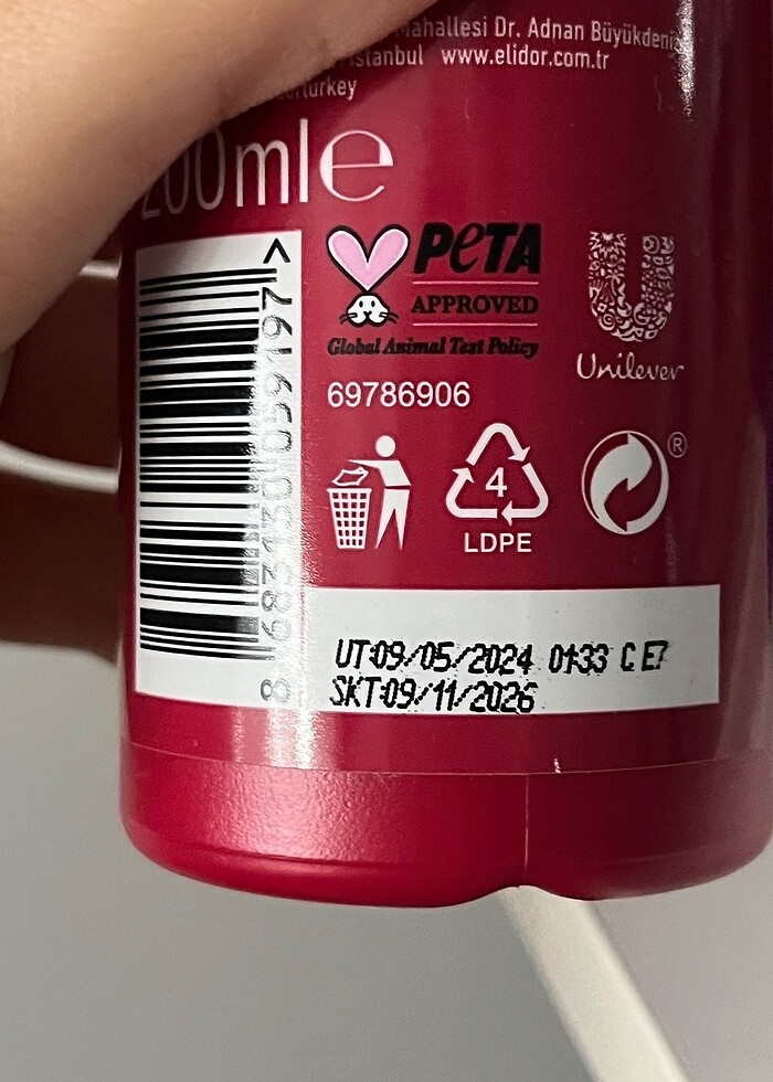 Elidor brezilya keratin terapisi sıvı saç bakım sütü - Görsel 3