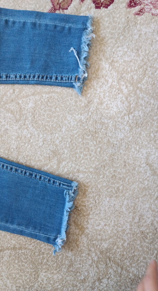 Yırtık Detaylı düşük bel Mavi Kadın Skinny Jean - Görsel 2