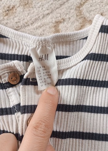 Çocuk Beyaz Çizgili Uzun Kollu Gömlek - Görsel 2