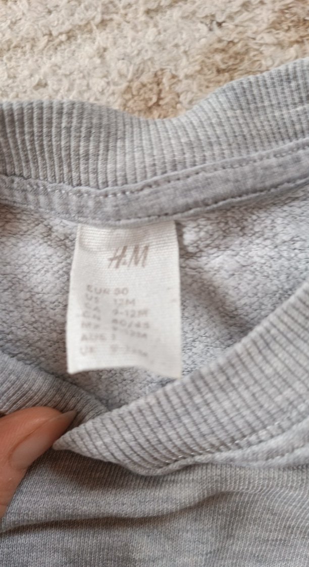 Gri Erkek Çocuk Uzun Kollu Sweatshirt - Görsel 2