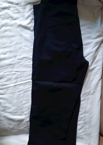 siyah kumaş kapri - Görsel 3