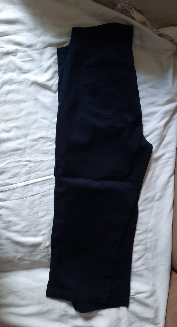 siyah kumaş kapri - Görsel 3