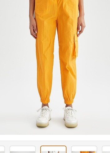 DeFacto kadın turuncu jogger pantolon