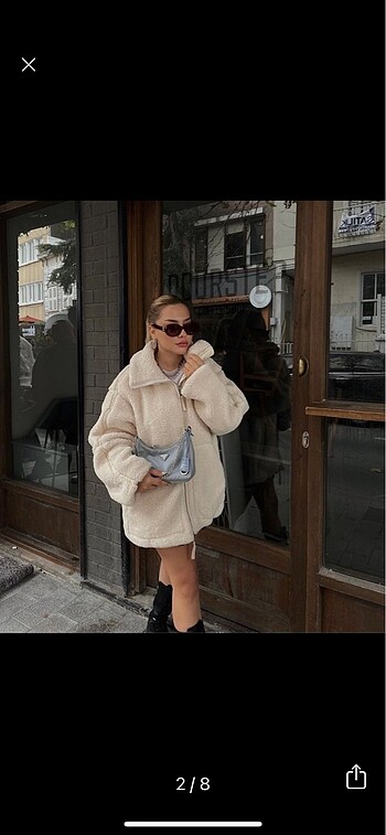 H&M Hm fermuarlı peluş ceket son adet