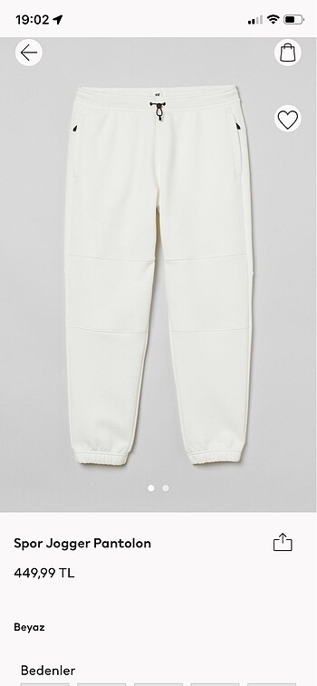 Hm erkek spor jogger pantolon yeni