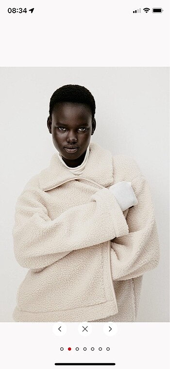 H&M Hm peluş ceket yeni sezon Orjinal