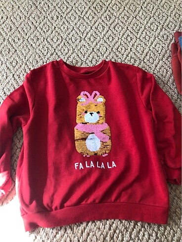 Hm payetli çocuk sweatshirt