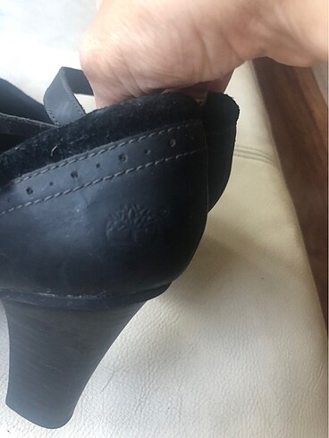 41 Beden siyah Renk Timberland gerçek deri Orjinal sandalet
