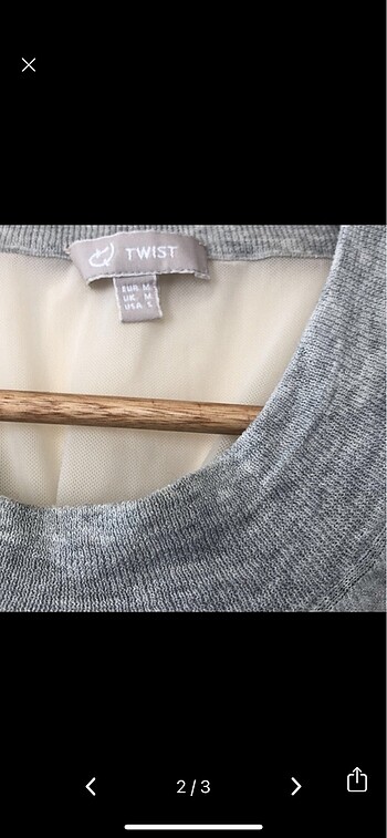 Twist Twist triko bluz yeni etiketli