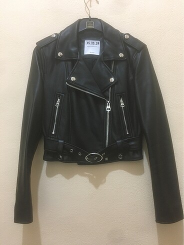 Bershka Bershka suni deri biker ceket