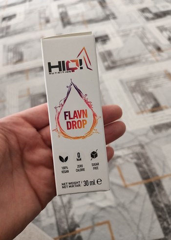 HIQ Flav'n Drops 30ml Vanilya Ahududu Aromalı - Görsel 4