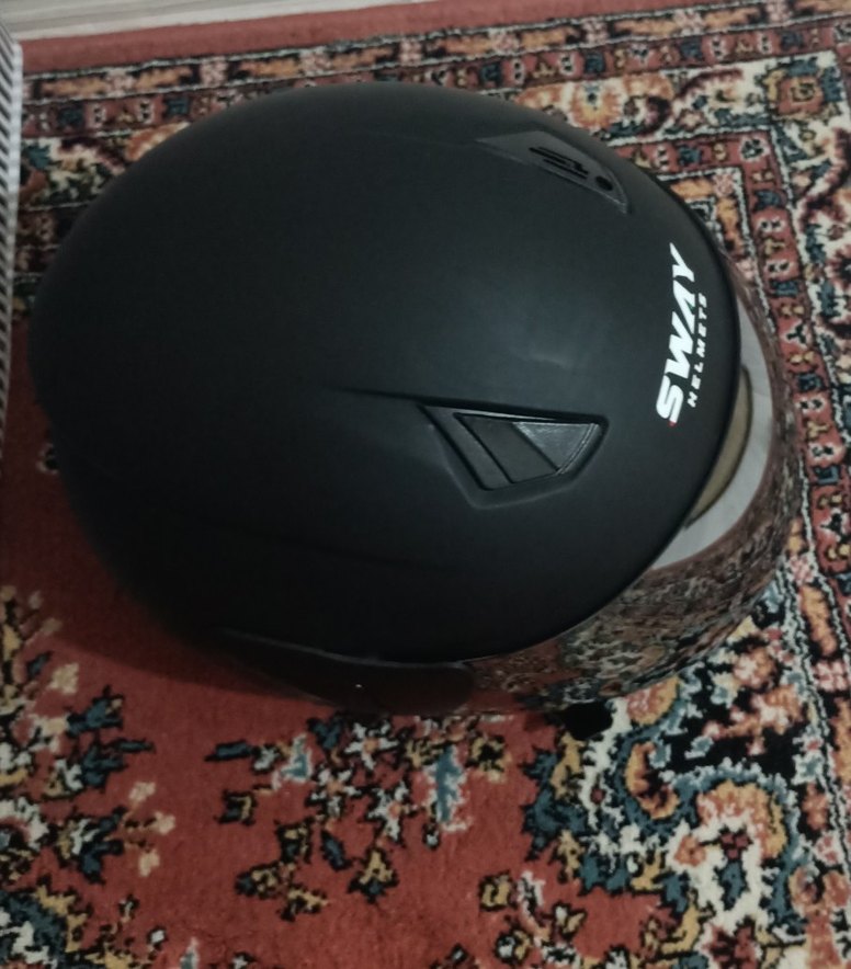 Sway yarım kask aynalı vizörlü xl - Görsel 2