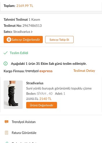 Stradivarius Stradi Siyah Deri Dizüstü Topuklu Çizme