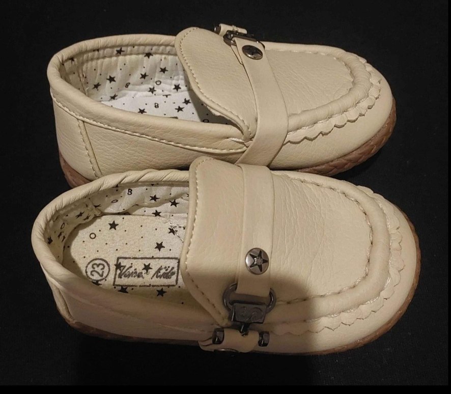 Sade Beyaz Erkek Çocuk Biker Ayakkabı - Görsel 3