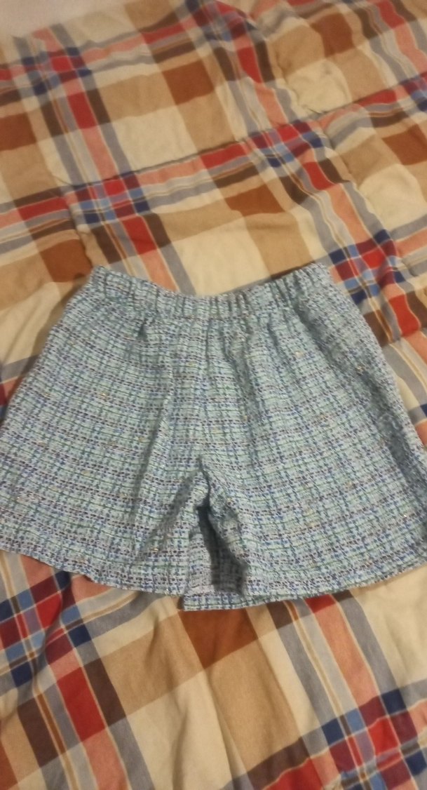 Düğmeli Çok Renkli Mini Şort - Görsel 4