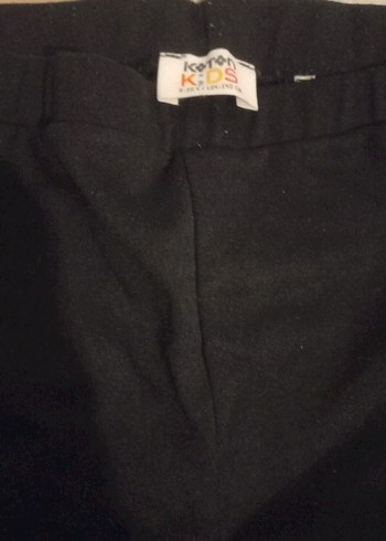 Çizgili Siyah kiz cocuk Tayt - Görsel 2