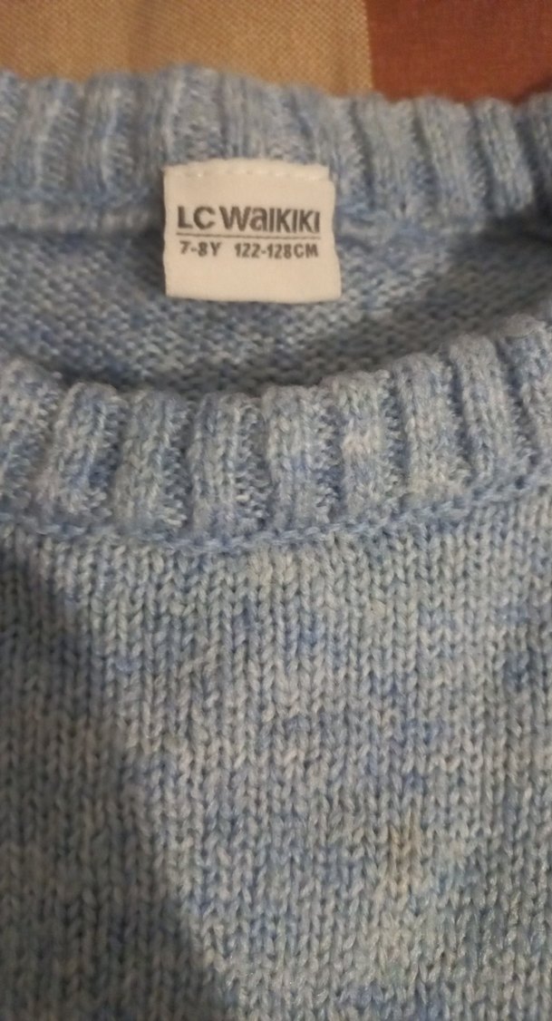 Kız Çocuk Unicorn Desenli Triko Sweatshirt - Görsel 2