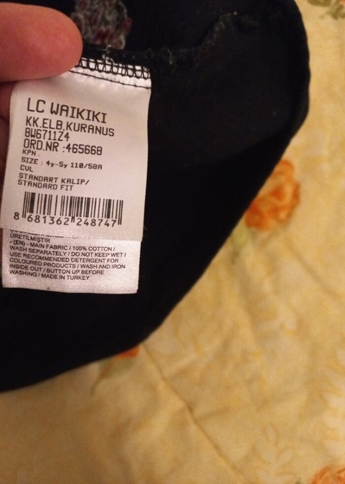 4/5yas kot elbise - Görsel 4