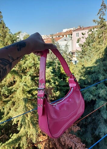 Beden pembe Renk Pembe parlak baget Modelimiz