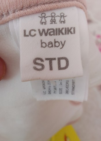 Pembe Baskılı Bebek Önlüğü - Görsel 2