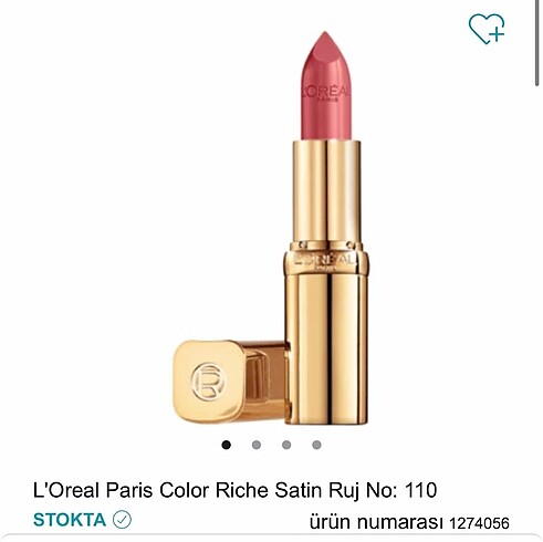 Loreal Paris Ruj