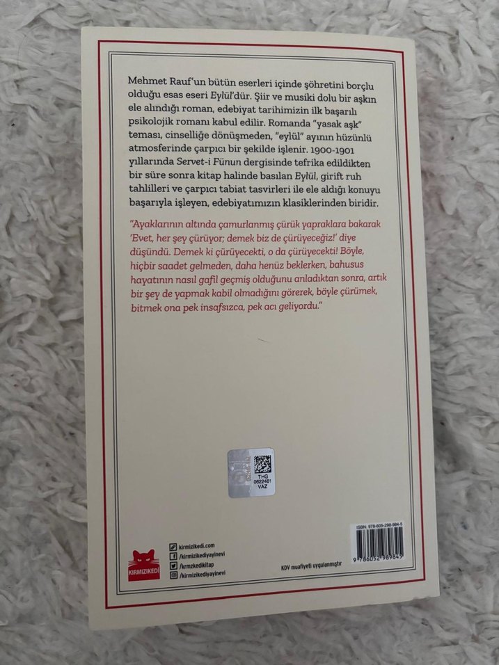 Eylül - Mehmet Rauf (Klasikler) - Görsel 2