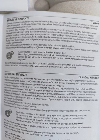 Remington saç şekillndirici yeni garantisi içinde - Görsel 2