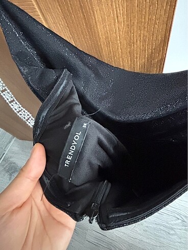 Milla siyah abiye elbise - Görsel 3