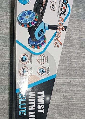  Beden Işıklı sıfır kutusunda scooter 