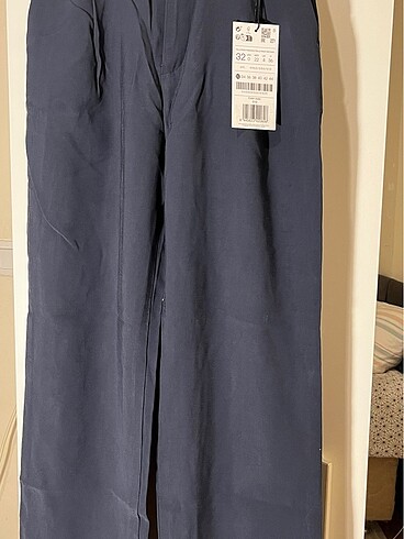 xs Beden Stradivarius lacivert kumaş pantolon