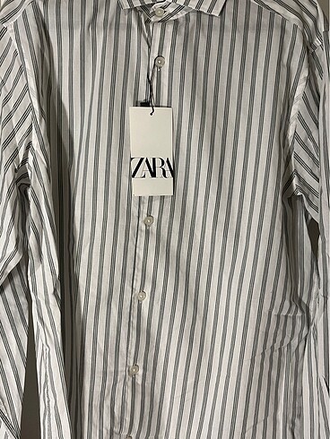Zara s beden beyaz gömlek