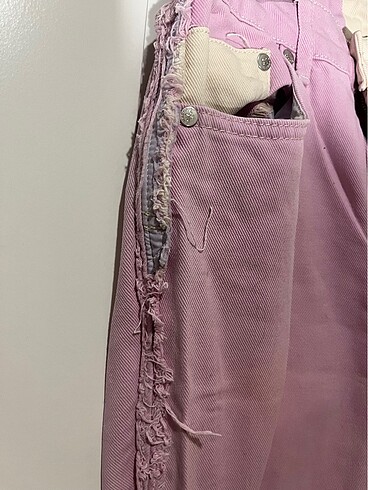 xs Beden Renkli Baggy pantolon
