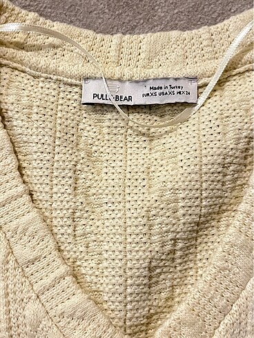 Pull and bear bej rengi crop