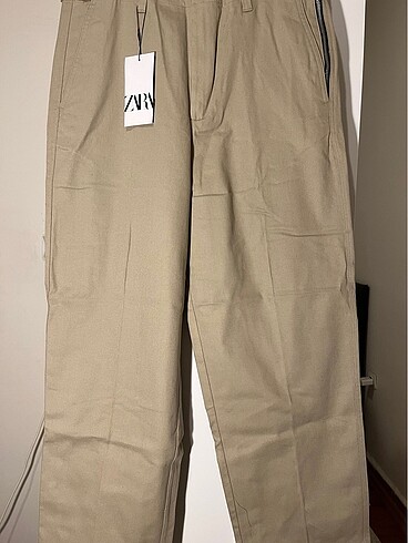 Zara bej rengi erkek pantolonu