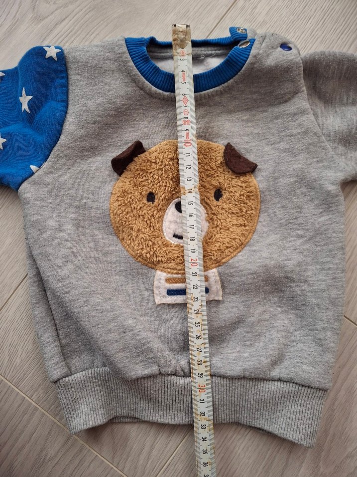 Erkek Çocuk Gri Baskılı Sweatshirt - Görsel 3