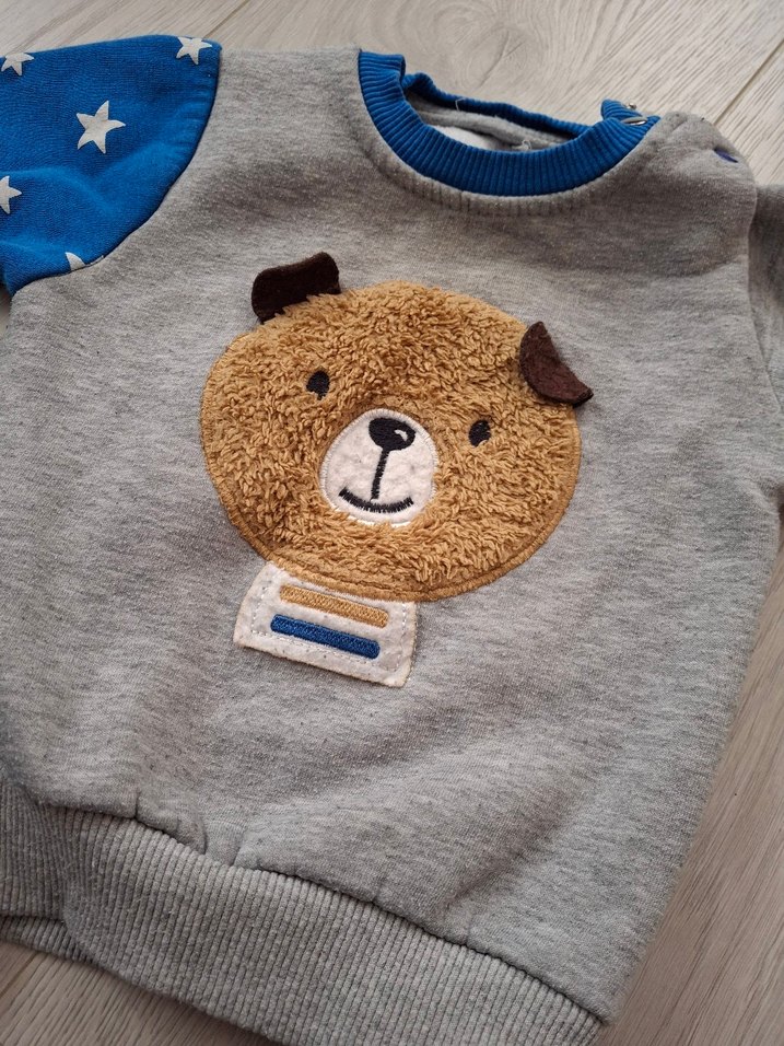 Erkek Çocuk Gri Baskılı Sweatshirt - Görsel 2