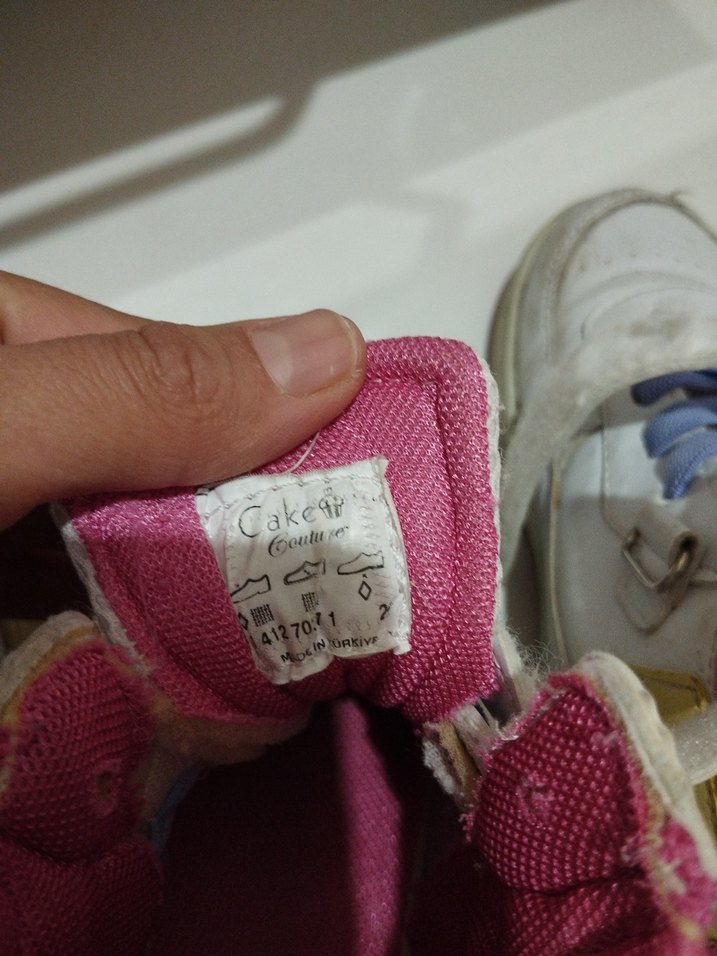 Kız Çocuk Beyaz Spor Ayakkabı - Görsel 4