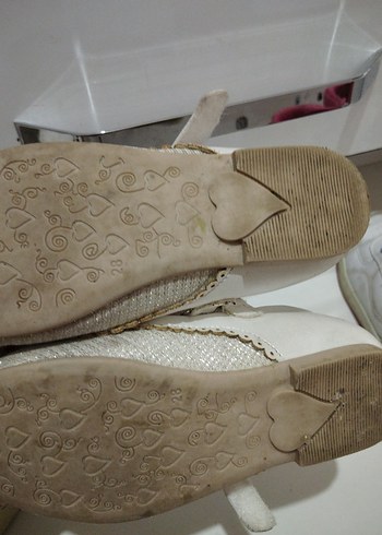 Beyaz Kız Çocuk Fiyonklu Babet - Görsel 3