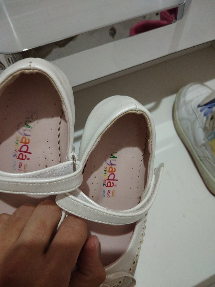 Beyaz Kız Çocuk Fiyonklu Babet - Görsel 4