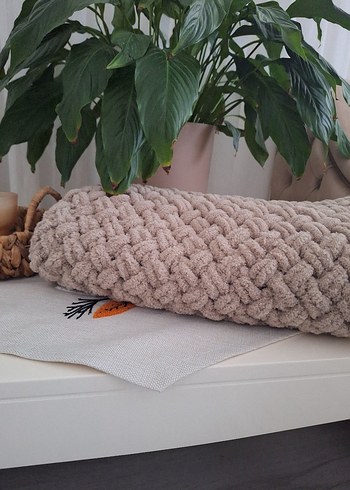 Triko Örgü Çocuk Battaniyesi Puffy iP battaniye - Görsel 2