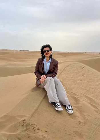 Kahverengi Deri Kadın Ceket - Görsel 7